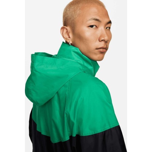 Nike M NK WR Anorak Jkt men's jacket, black/green DQ4910 324