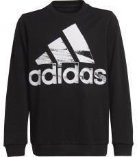 Adidas Logo Sweat džemperis pusaudžiem, melns HA4011