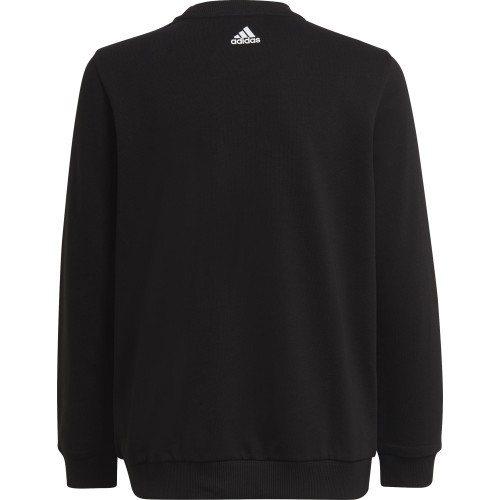 Adidas Logo Sweat Hoodie for Teens, Black HA4011