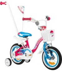 Velosipēds Karbon Mimi 12 rozā-zils