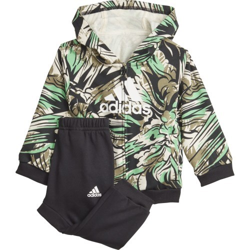 Спортивный костюм детский Adidas I Jog Set B Black Green GT9509