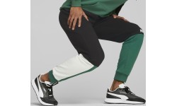 Мужские спортивные брюки Puma Ess+ Block Black White Green 848007 37