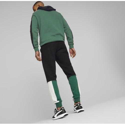Мужские спортивные брюки Puma Ess+ Block Black White Green 848007 37