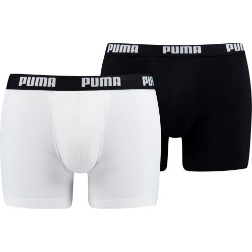 Puma Basic Boxer vīriešu apakšveļa White Black