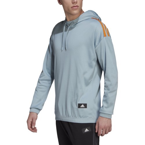 Adidas M Trvl 3S Hoodie vīriešu džemperis, zils HE2269