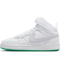 Nike Court Borough Mid 2 pusaudžu apavi White Grey Green CD7782 115