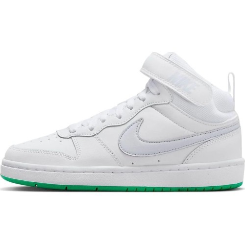 Nike Court Borough Mid 2 pusaudžu apavi White Grey Green CD7782 115