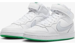 Nike Court Borough Mid 2 Youth Shoes White Grey Green CD7782 115