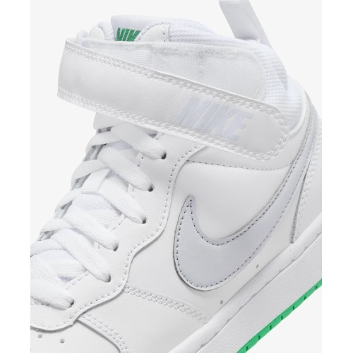Nike Court Borough Mid 2 pusaudžu apavi White Grey Green CD7782 115