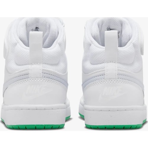 Nike Court Borough Mid 2 pusaudžu apavi White Grey Green CD7782 115