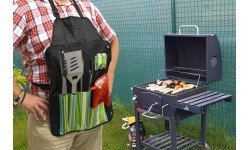 Barbecue Tools Set Cattara, 7pcs + Apron