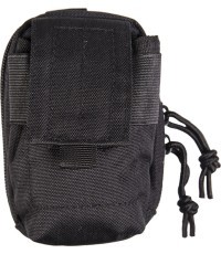 BLACK PADDED BELT POUCH