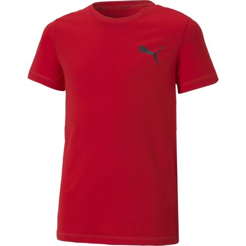 Puma T-krekls pusaudžiem Active Small Logo Red 586980 11