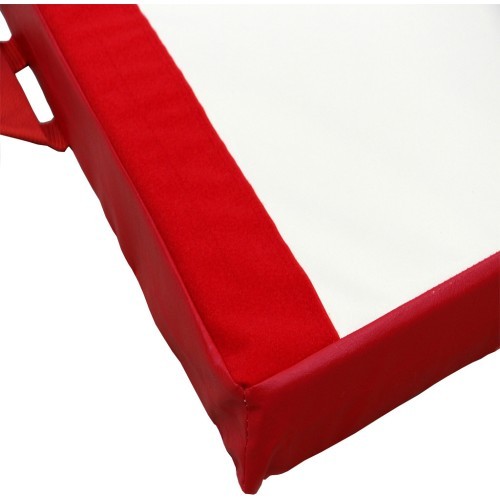 CUSTOM LANDING MAT FOR POMMEL HORSE - WITH BASE CUT-OUTS - 400 x 200 x 10 cm