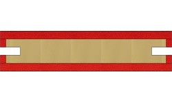CENTRAL MAT FOR HIGH BAR - 300 x 50 x 20 cm
