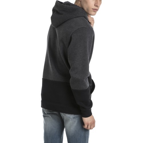 Puma Rebel Up Hoodie Grey Black