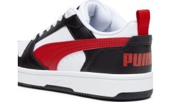 Подростковая обувь Puma Rebound V6 Lo Jr Black White Red 393833 04