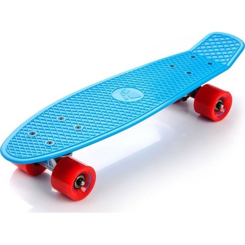Plastmasas skrituļdēlis - Red/neon blue/silver