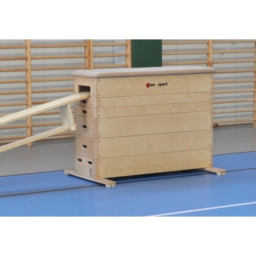 6-section Vaulting Box Coma-Sport GS-292 – Natural Leather