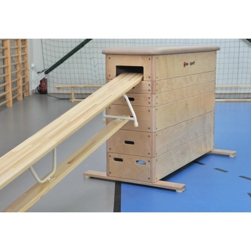 6-section Vaulting Box Coma-Sport GS-292 – Natural Leather