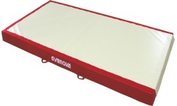 TRADITIONAL LANDING MAT FOR RINGS - BEAM - ASYMMETRIC, PARALLEL AND HIGH BARS - WITH BIB ACROSS WIDTH - 400 x 200 x 20 cm - FIG 