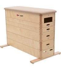 6-section Vaulting Box Coma-Sport GS-293 – Transporter System, Natural Leather