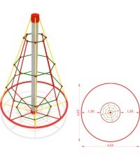 Laipiojimo virvių kompleksas GT-0800