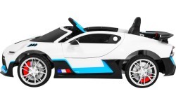 Elektromobilis Bugatti Divo, balts