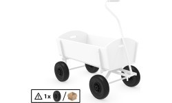 Solid PU Wheel Black 300X4 Needle B.