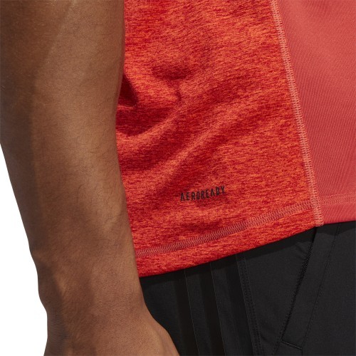 Adidas Fl Geo Tee T-shirt, Red FJ6178