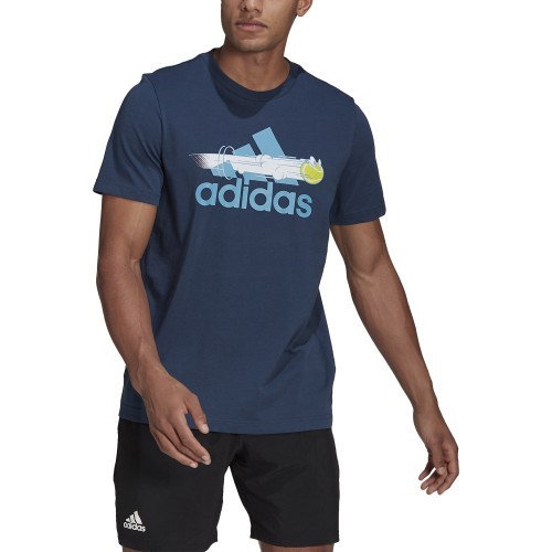 Мужская футболка Adidas M Ss Cat Tee Blue GN8059
