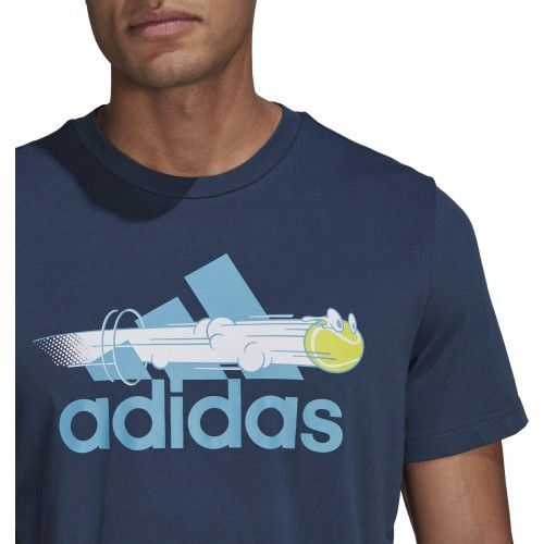 Мужская футболка Adidas M Ss Cat Tee Blue GN8059