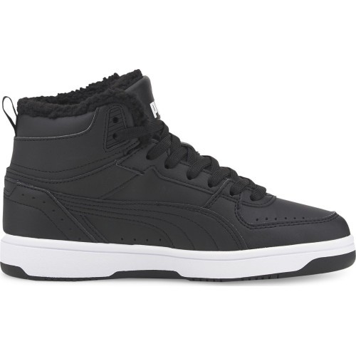 Puma Rebound Joy Fur Black apavi pusaudžiem 375477 01