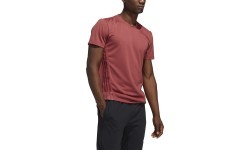 Adidas Aero 3s Tee Men's T-Shirt Red