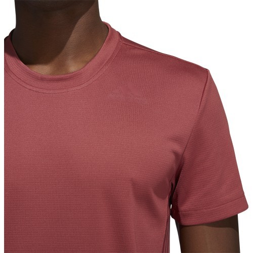 Adidas Aero 3s Tee Men's T-Shirt Red
