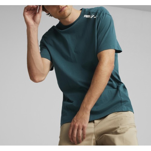 Puma Rad/Cal Tee vīriešu T-krekls Varsity Green 849777 24