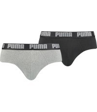 Мужские трусы Puma Basic Brief Black Grey 889100 19