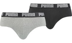 Мужские трусы Puma Basic Brief Black Grey 889100 19