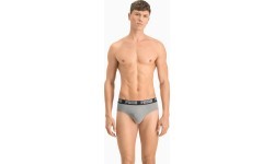 Puma Basic Brief Men's Underwear Black Grey 889100 19