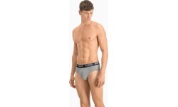 Мужские трусы Puma Basic Brief Black Grey 889100 19