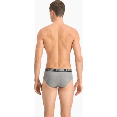 Puma Basic Brief Men's Underwear Black Grey 889100 19