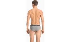 Puma Basic Brief vīriešu apakšbikses Black Grey 889100 19