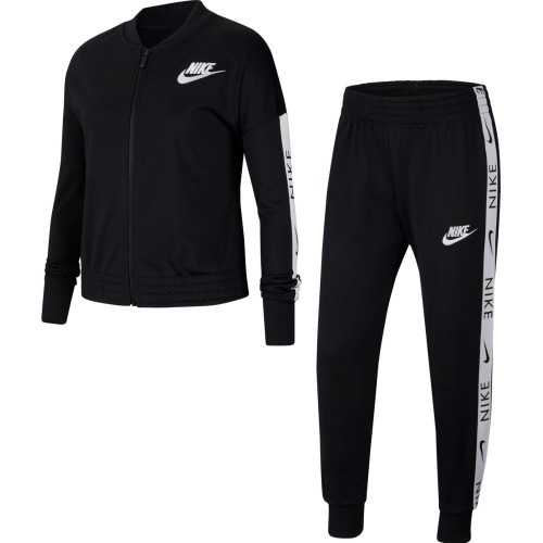 Спортивный костюм для девочек Nike G NSW Trk Suit Tricot чёрный CU8374 010
