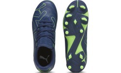 Puma Future Play FG/AG Jr Persian Green Blue pusaudžu futbola apavi 107388 03