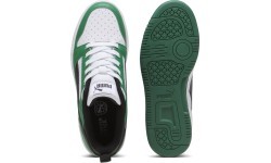 Подростковая обувь Puma Rebound V6 Lo Jr Black White Green 393833 05
