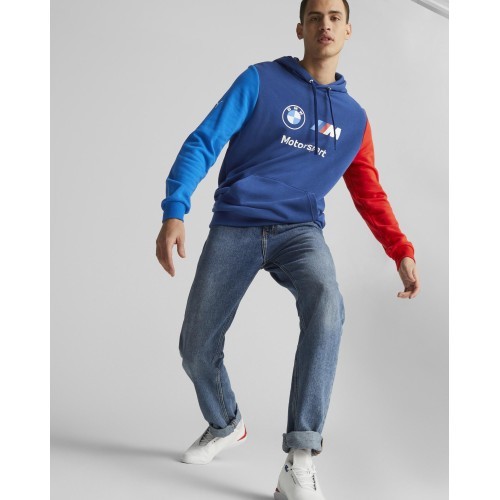 Мужская толстовка Puma BMW MMS Ess FT Hoodie Pro Blue 538143 04