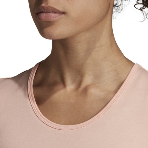 Женская футболка Adidas W Mo Pr T-Shirt Coral EH6470