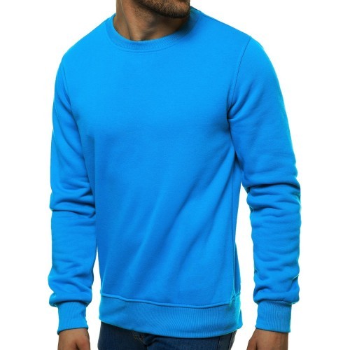 J.Style Men's Fleece Sweatshirt Blue 2001-17