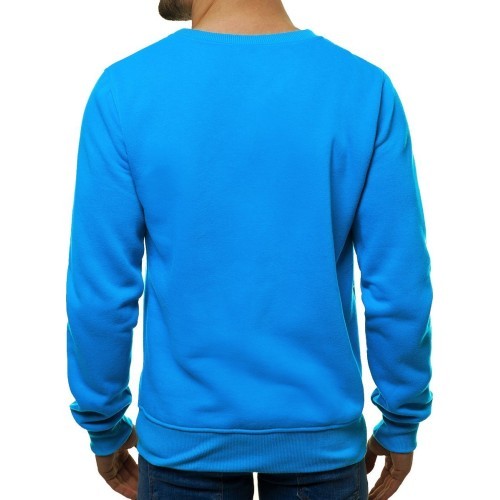 J.Style Men's Fleece Sweatshirt Blue 2001-17
