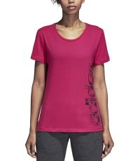 Adidas Palaidinė Aop Linear Tee Real Magenta